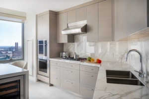 Beautiful kitchen interior design in Back Bay, MA