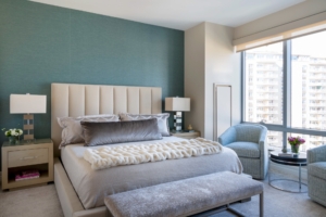 Nice bedroom interior design in Arlington, MA