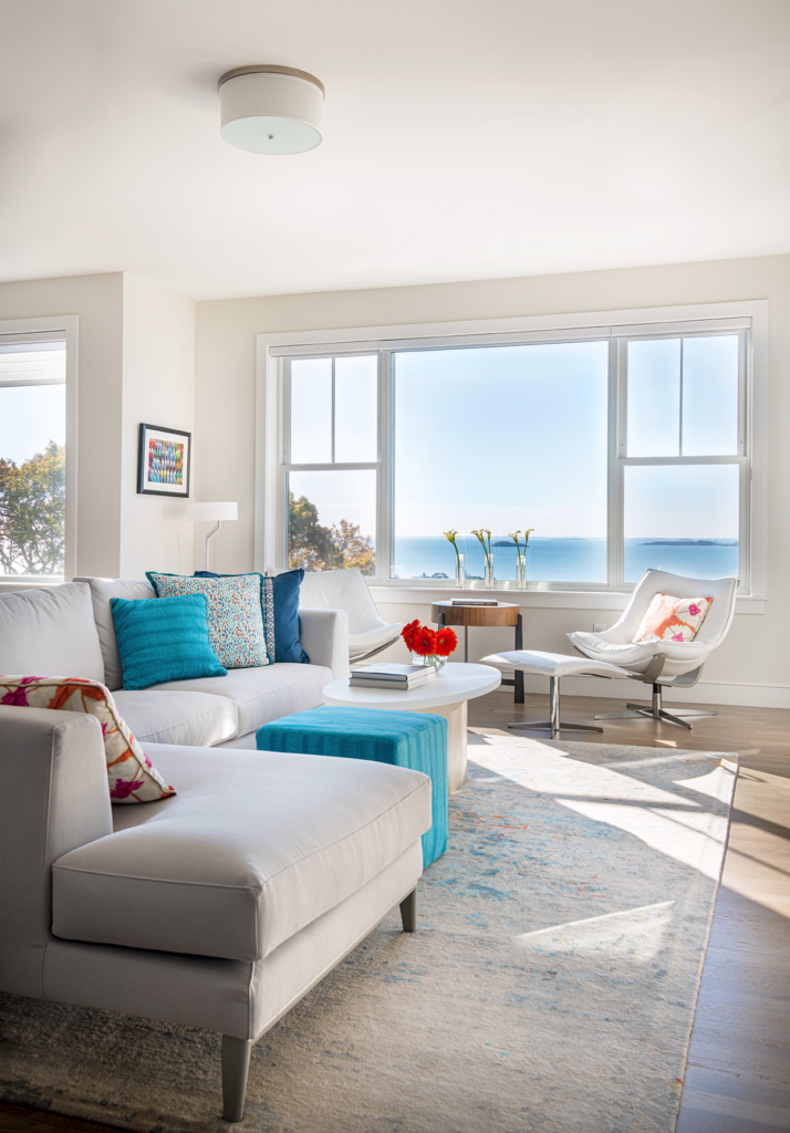 Beautiful interior design makeover in Hingham, MA